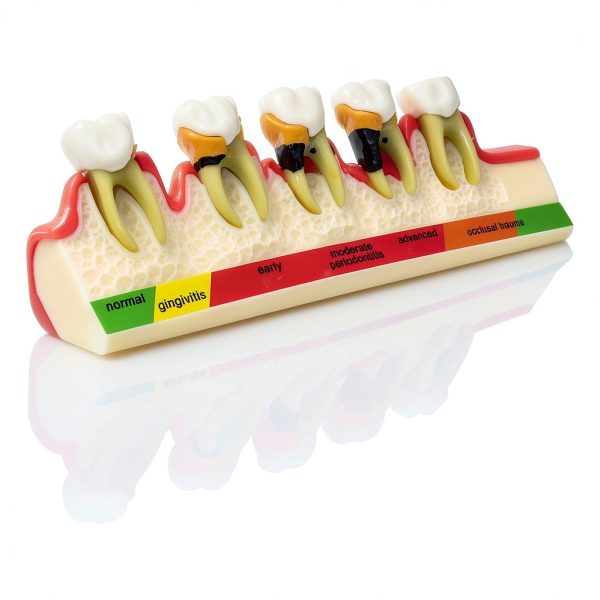 Dentalmall Periodontitis Model 4010 Cross Section Dental Educational-2