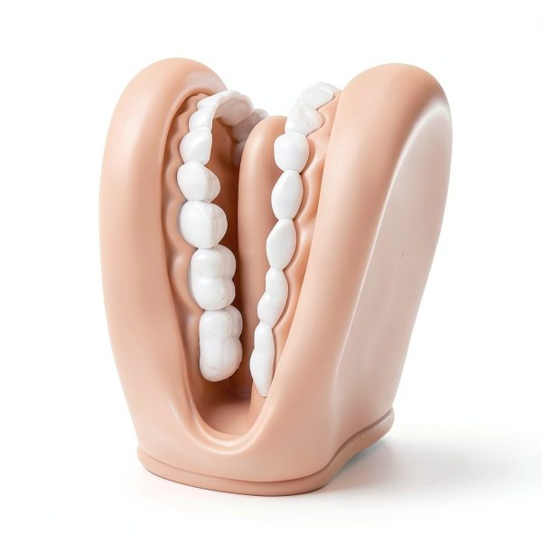 Oral Anatomy Puppet Aiocoid Dental Model Soft Silicone with Toothbrush-6