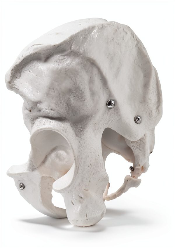 Male Pelvis Model Anatomical Life Size 9.75 x 7 x 0.2 in Bone Skeleton-3