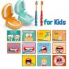 Dental Teeth Model Skylety Teaching Set with Brush and Cards-5
