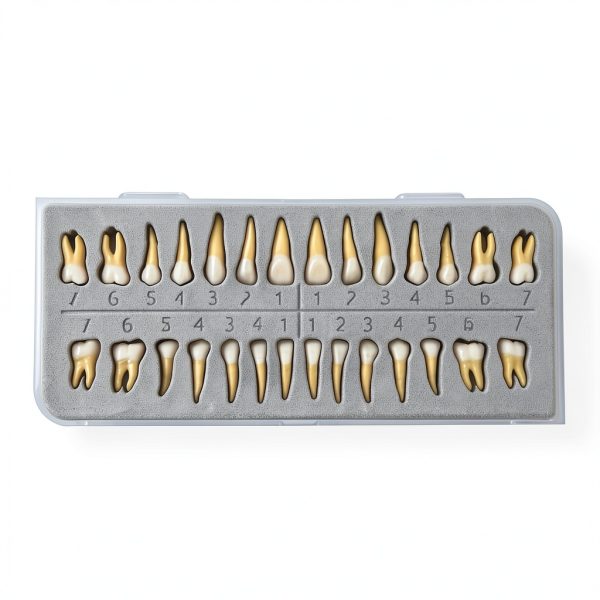 Aiocoid Dental Model 28‑Piece 1:1 Scale Resin Dual‑Color Kit-0