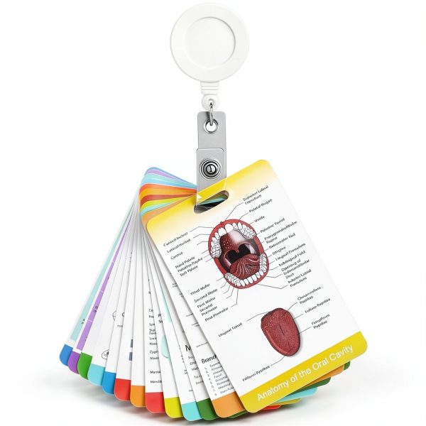Dental Hygiene Reference Cards Janlaugh 13-Card Double-Sided Study Set-0