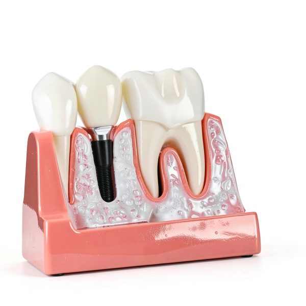 Alpha Dental Resin Metal Implant Crown Bridge Model 4‑Piece Set-3
