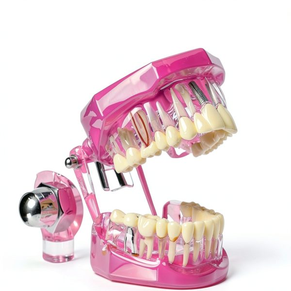 Outus Pink Dental Pathology Tooth Model 2.76" x 2.48" Size 1-2