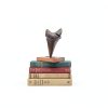 Megalodon Tooth Display Stand Chunful Metal Wood Model MZ 5912-5