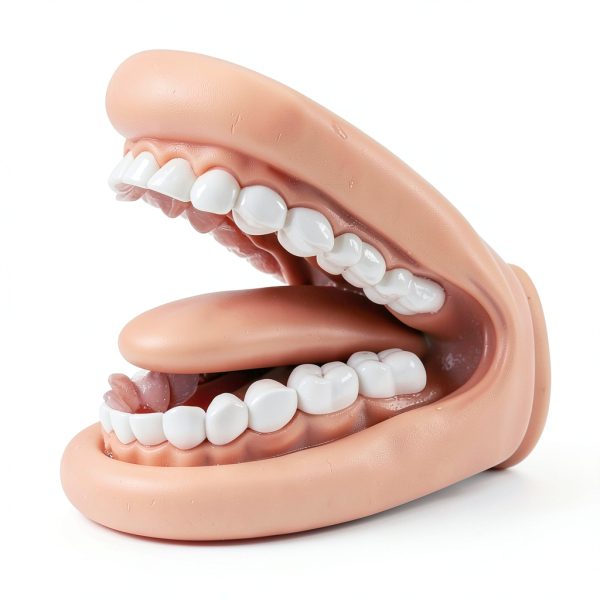 Oral Anatomy Puppet Aiocoid Dental Model Soft Silicone with Toothbrush-5