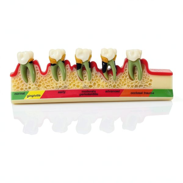 Dentalmall Periodontitis Model 4010 Cross Section Dental Educational-5