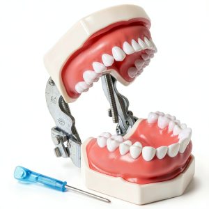 Dental Teaching Model Ceonam 28 Detachable Resin Teeth with Soft Gums-0