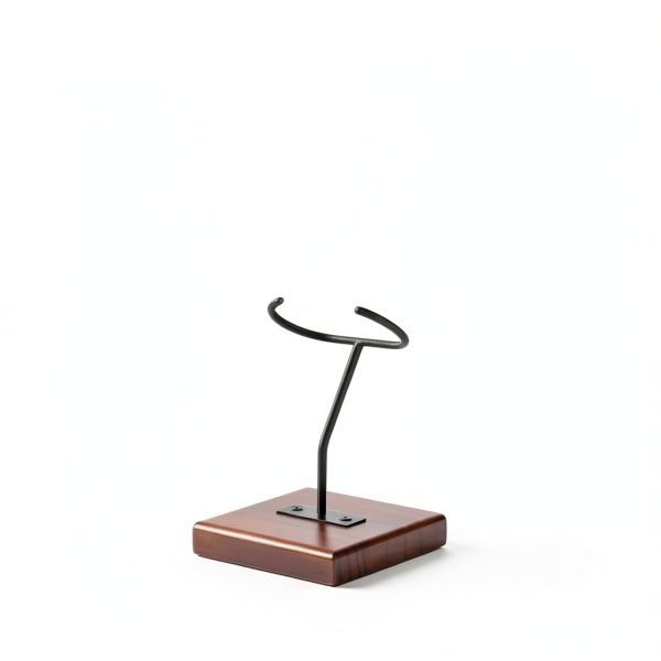 Megalodon Tooth Display Stand Chunful Metal Wood Model MZ 5912-3