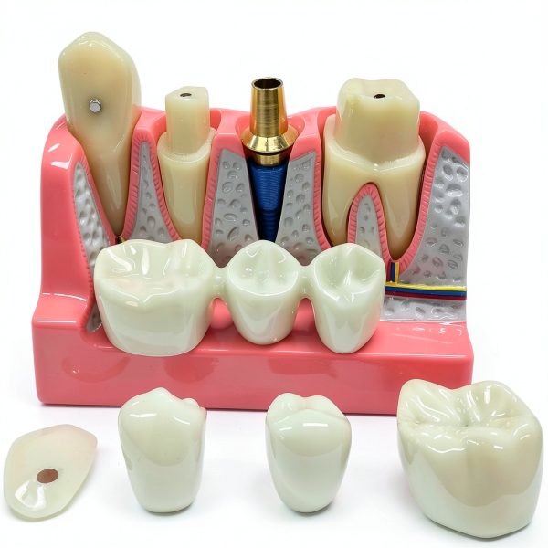 Tangshan Zhengtong Dental Implant Model 4‑Tooth Resin & Metal Kit-0