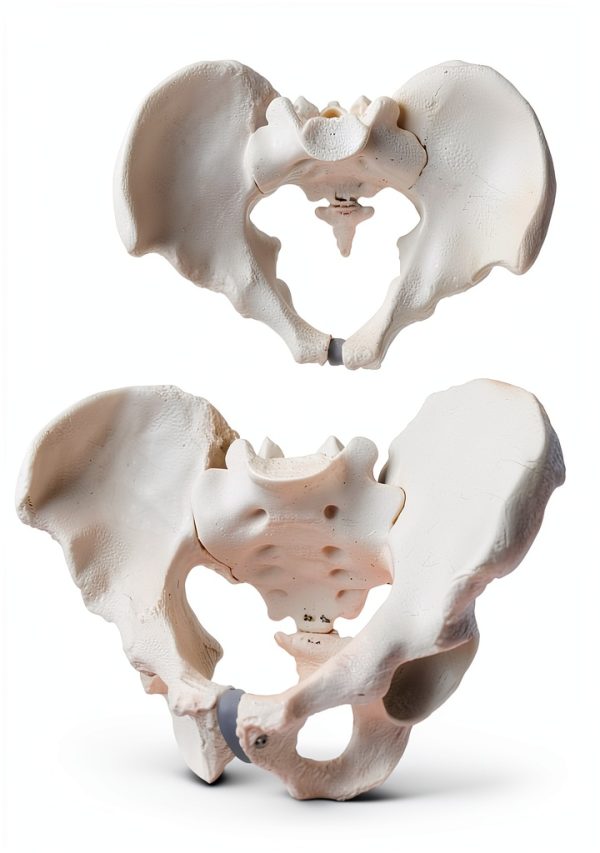 Male Pelvis Model Anatomical Life Size 9.75 x 7 x 0.2 in Bone Skeleton-2