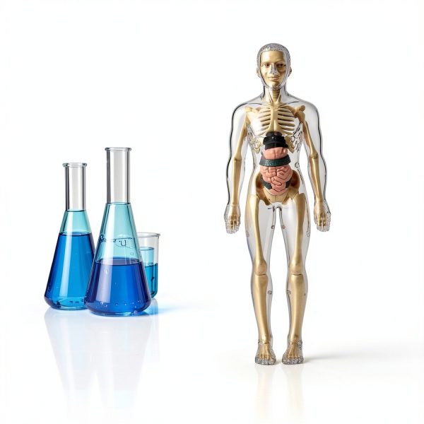 POZHDA Clear Human Anatomy Model Skeleton Kit Removable Organs-6