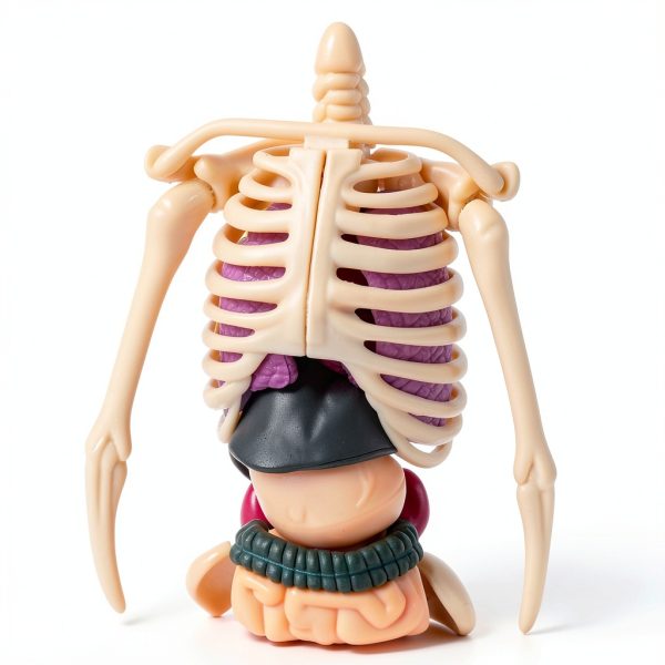 POZHDA Clear Human Anatomy Model Skeleton Kit Removable Organs-5