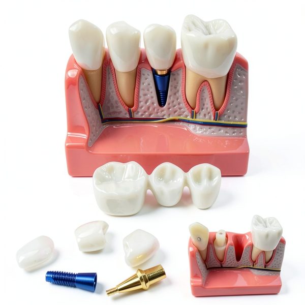 Tangshan Zhengtong Dental Implant Model 4‑Tooth Resin & Metal Kit-1