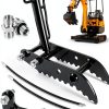 Hydraulic Thumb Kit Wudey for Mini-Excavators 0.8-3 Ton 3-Hole M14-M16-0