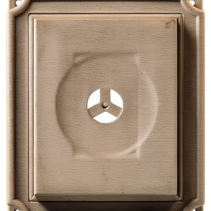 Builders Edge Scalloped Mounting Block Light Almond UV-0