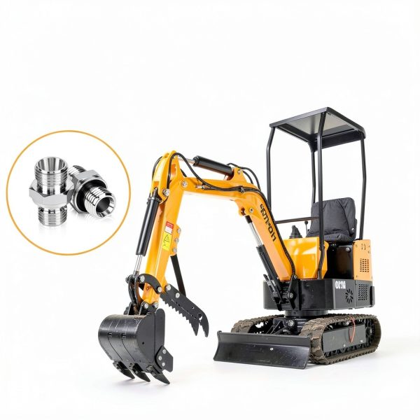 Hydraulic Thumb Kit Wudey for Mini-Excavators 0.8-3 Ton 3-Hole M14-M16-7