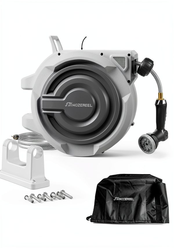 Smart Series Mounting Bracket Heavy Duty Wall Hose Reel by HOZEREEL-3