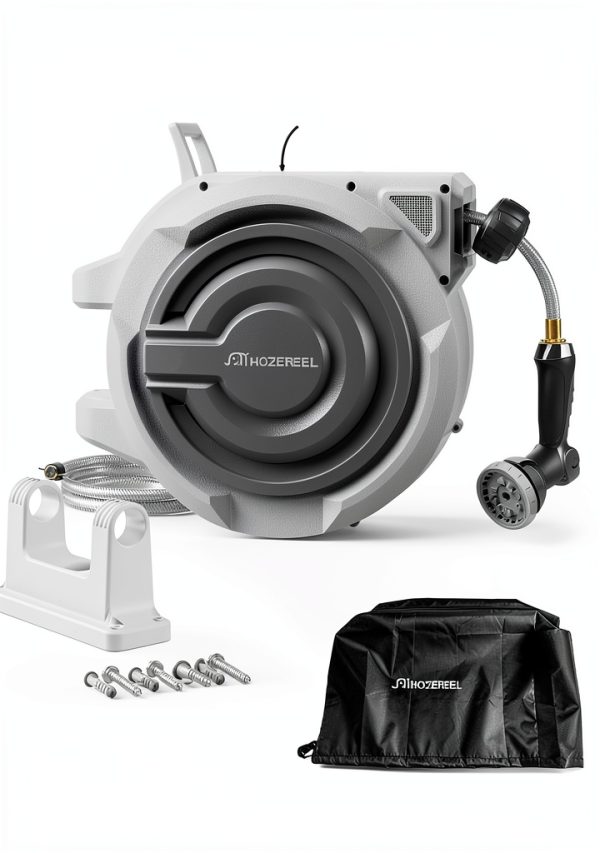 Smart Series Mounting Bracket Heavy Duty Wall Hose Reel by HOZEREEL-2