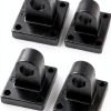 XMHF Metal Cylinder Clevis Mounting Bracket 2Pcs Black Finish-0